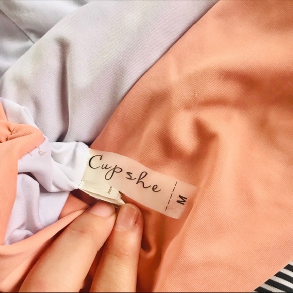 CUPSHE Pink and Striped One-Piece - Picture 3 of 7